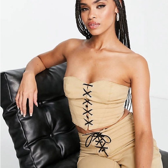 ASOS Lace Up Flare Set - Picture 4 of 8